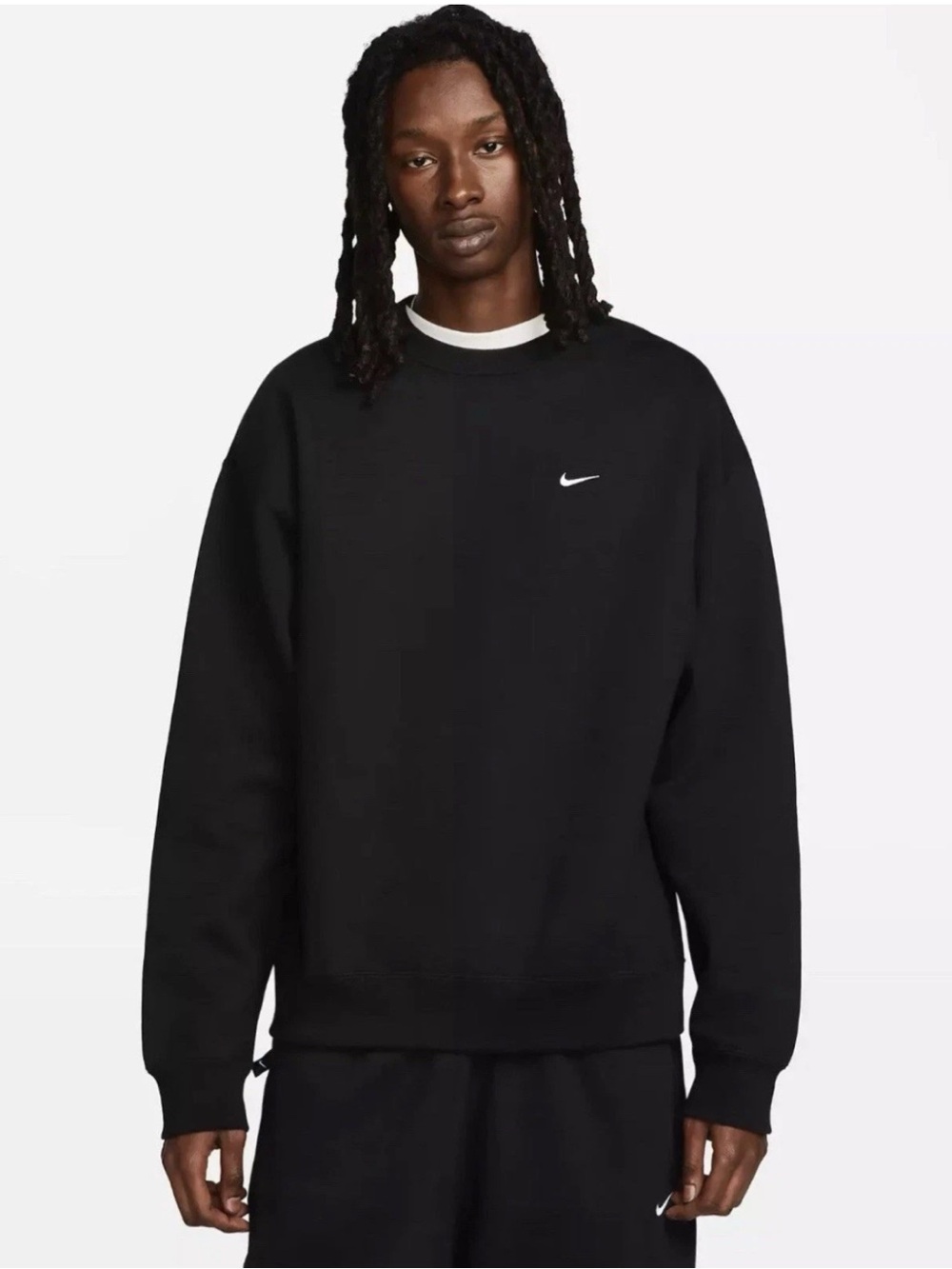 Nike Solo Swoosh Fleece Heavy Weight Crewneck